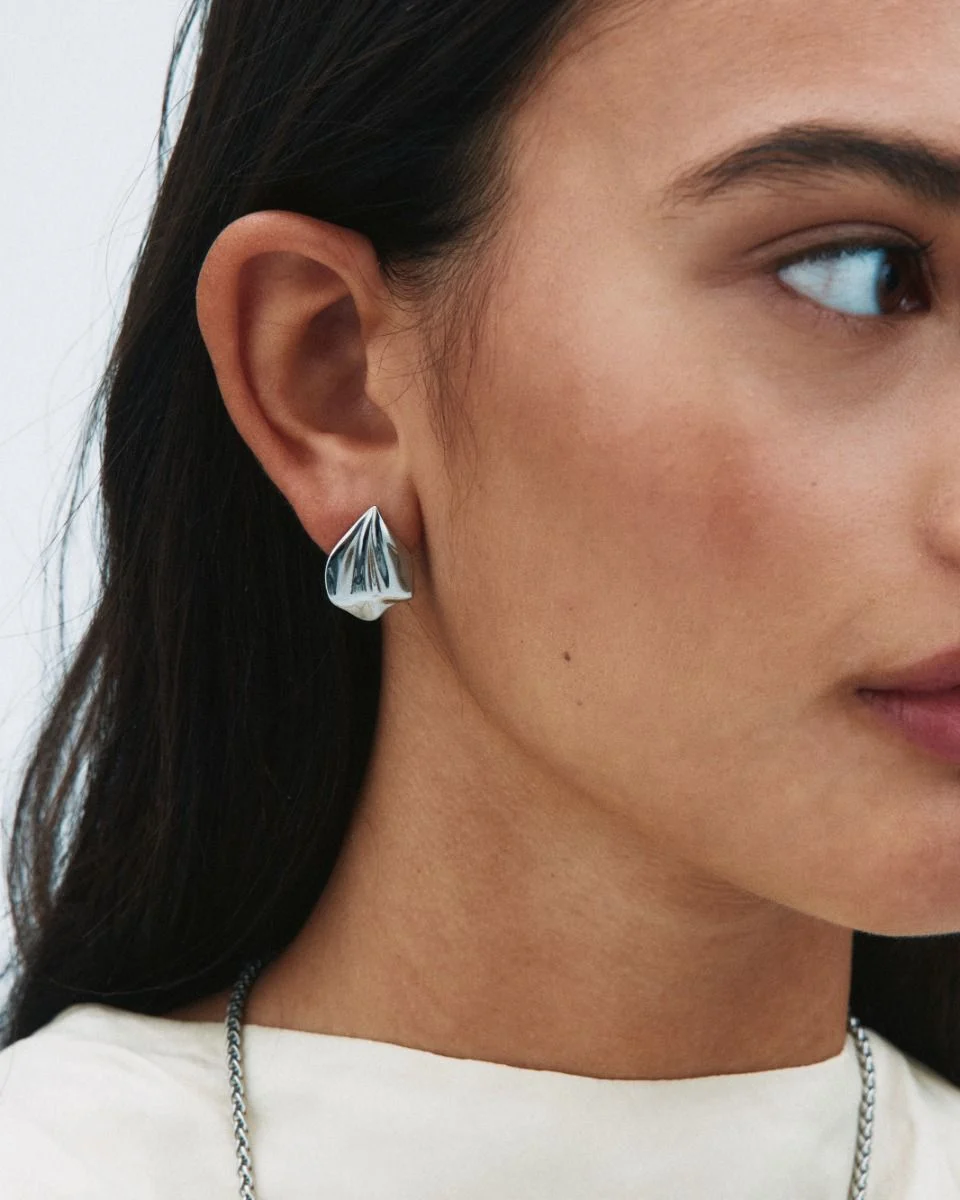 Edblad Petal Studs S Silver Earrings - Image 2