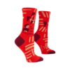 BlueQ Tell Me Everything women's socks on a white background