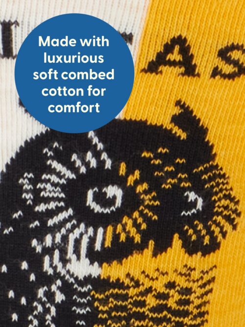 BlueQ Wiseass socks, cotton blend close-up