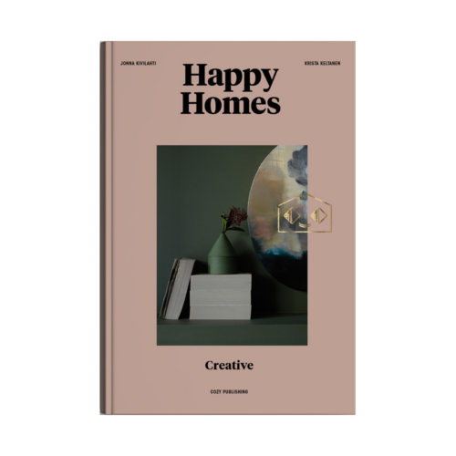 Cozy Publishing Happy Homes Creative Book hardcover book on a white background