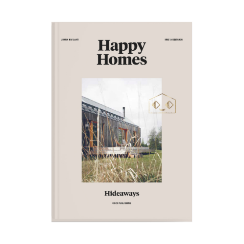 Cozy Publishing Happy Homes Hideaways Book hardcover book on a white background