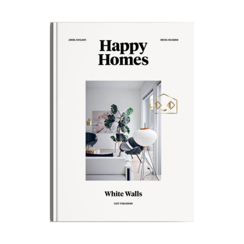 Cozy Publishing Happy Homes White Walls Book hardcover book on a white background