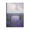 Cozy Publishing The Art of Fun Dining Cookbook hardcover book on a white background
