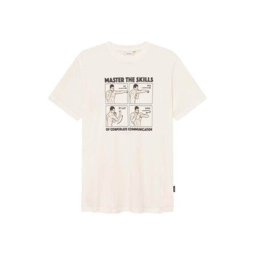 Dedicated T-shirt Stockholm E-mail Master Off-White – T-shirt on a pure white background