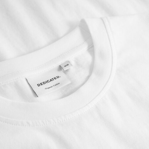 Dedicated T-shirt Stockholm F Bananas White – T-shirt detail 4