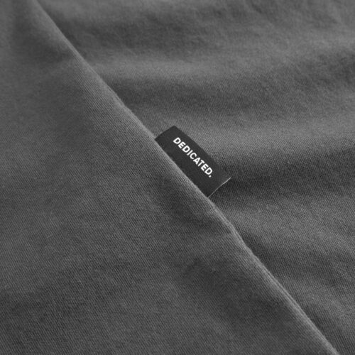 Dedicated T-shirt Stockholm Grow Up Charcoal – T-shirt detail 5