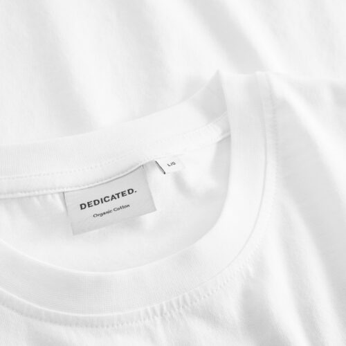 Dedicated T-shirt Stockholm Magical Flowers White – T-shirt detail 3