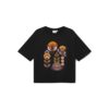 Dedicated T-shirt Vadstena Autumn Harvest Black – women's T-shirt on a pure white background