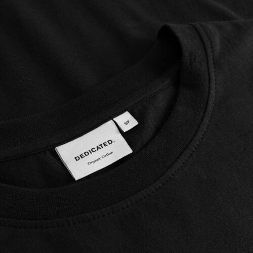 Dedicated T-shirt Vadstena Autumn Harvest Black – T-shirt detail 3