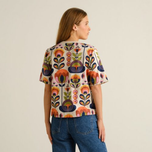Dedicated T-shirt Vadstena Autumn Harvest Multicolor – T-shirt detail 3