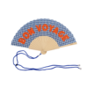 Fisura Bon Voyage Fan Blue on a pure white background