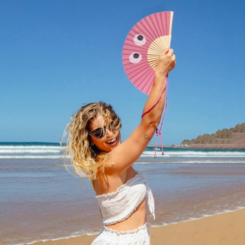 Fisura Eyes Fan Pink lifestyle view 5