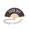 Fisura Fuck Off Fan Black on a pure white background