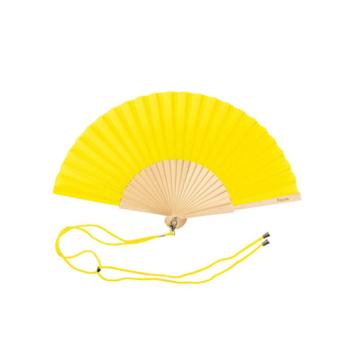 Fisura Lima Fan Yellow on a pure white background