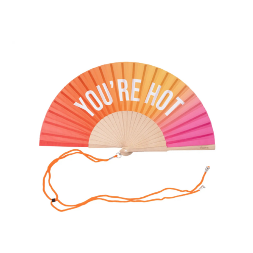 Fisura You're Hot Gradient Fan on a pure white background