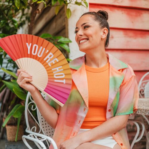 Fisura You're Hot Gradient Fan lifestyle view 2