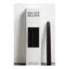 Maison Masarin Handcrafted Stick Candles Carbon, Set of 3 – 20 cm in the cropped official studio photograph with natural shadow