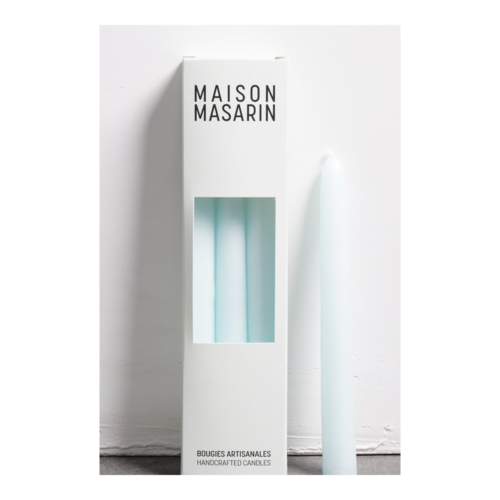 Maison Masarin Handcrafted Stick Candles Heavenly, Set of 3 – 20 cm in the cropped official studio photograph with natural shadow