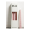 Maison Masarin Handcrafted Stick Candles Rose Water, Set of 3 – 20 cm in the cropped official studio photograph with natural shadow