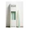 Maison Masarin Handcrafted Stick Candles Verbena, Set of 3 – 20 cm package and candle in the official studio photograph
