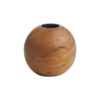 Ball candle holder size S on a pure white background