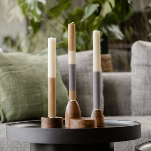 Originalhome Layered Candles Pine Apple, Set of 3 in an interior setting