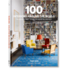 TASCHEN 100 Interiors Around the World Book hardcover book on a white background