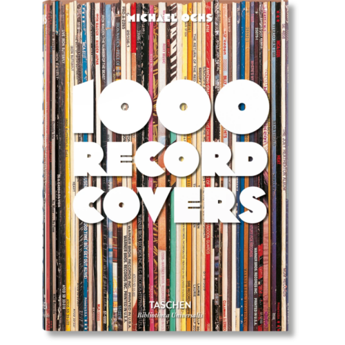 TASCHEN 1000 Record Covers Book hardcover book on a white background