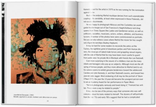 TASCHEN Andy Warhol. Polaroids 1958–1987 Book open book spread 2