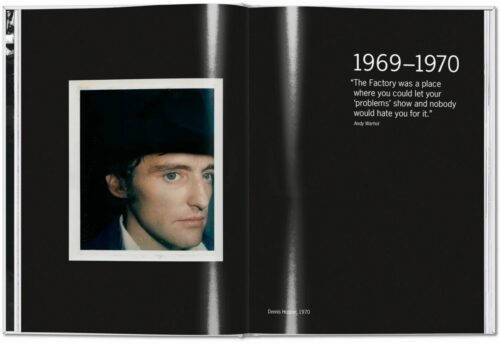 TASCHEN Andy Warhol. Polaroids 1958–1987 Book open book spread 3
