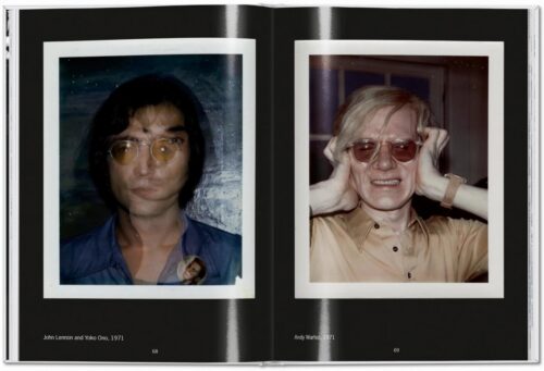 TASCHEN Andy Warhol. Polaroids 1958–1987 Book open book spread 4