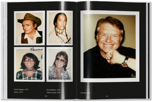 TASCHEN Andy Warhol. Polaroids 1958–1987 Book open book spread 5