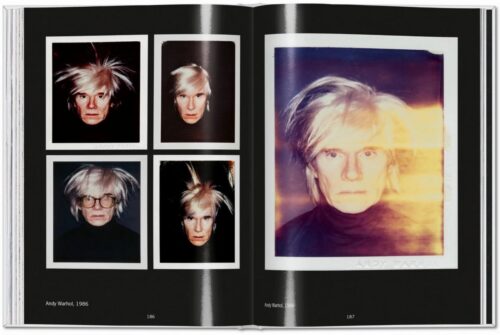 TASCHEN Andy Warhol. Polaroids 1958–1987 Book open book spread 8