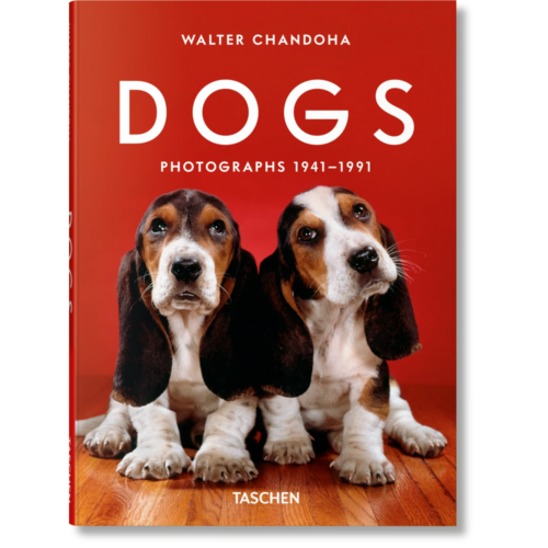 TASCHEN Dogs. Photographs 1941–1991 Book hardcover book on a white background