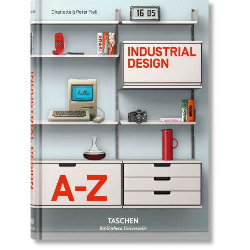 TASCHEN Industrial Design A–Z Book hardcover book on a white background