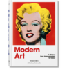 TASCHEN Modern Art. A History from Impressionism to Today Book hardcover book on a white background