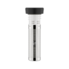 24Bottles Bottle Infuser Lid Black front view on a pure white background
