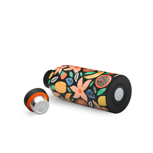 24Bottles Clima Bottle Tropical Noir pattern and finish detail