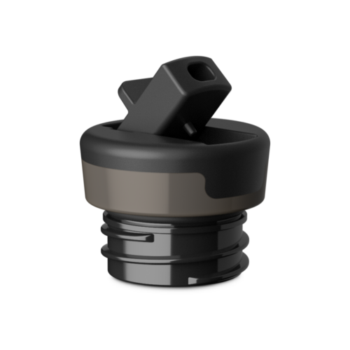 24Bottles Bottle Sport Lid Truffle front view on a pure white background