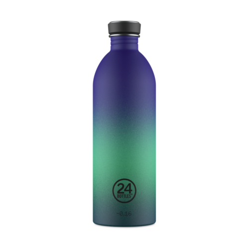 24Bottles Urban Bottle Borealis 1000ml front view on a pure white background