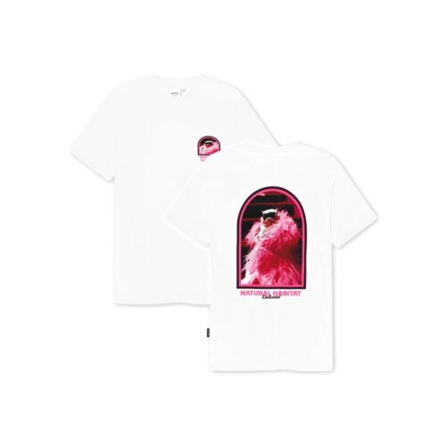 Dedicated T-shirt Stockholm Natural Habitat White – T-shirt on a pure white background