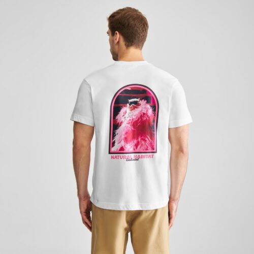 Dedicated T-shirt Stockholm Natural Habitat White – T-shirt detail 2