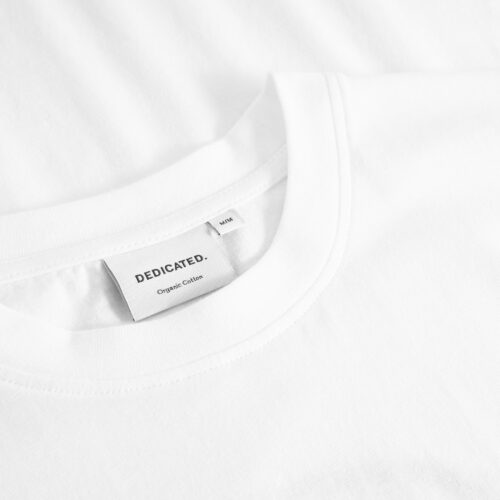 Dedicated T-shirt Stockholm Natural Habitat White – T-shirt detail 5