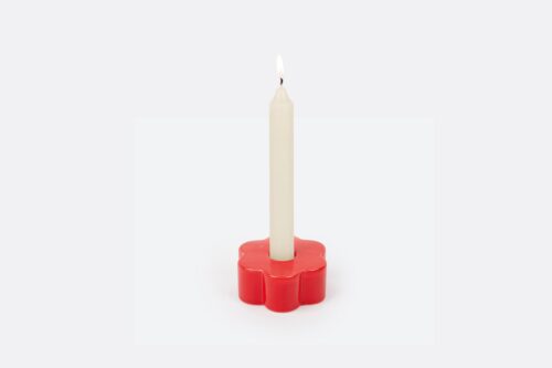 DOIY Daisy Candle Holder Red alternate view