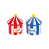 DOIY Funfair Salt & Pepper Shakers on a pure white background