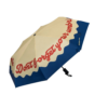 Fisura Kokkupandav vihmavari “Don’t Forget Your Umbrella” Kreemikas/Tumesinine avatuna valgel taustal