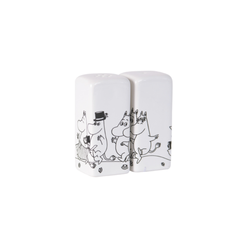 Pluto Design Soola- ja pipratoosid Moomin Family Black põhipilt puhtal valgel taustal