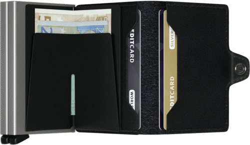 Secrid Twinwallet Original Black open interior view