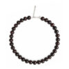 Chromophobia “Garnet Stone” Choker – full necklace on a white background
