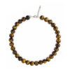 Chromophobia “Tiger Eye” Choker – full necklace on a white background